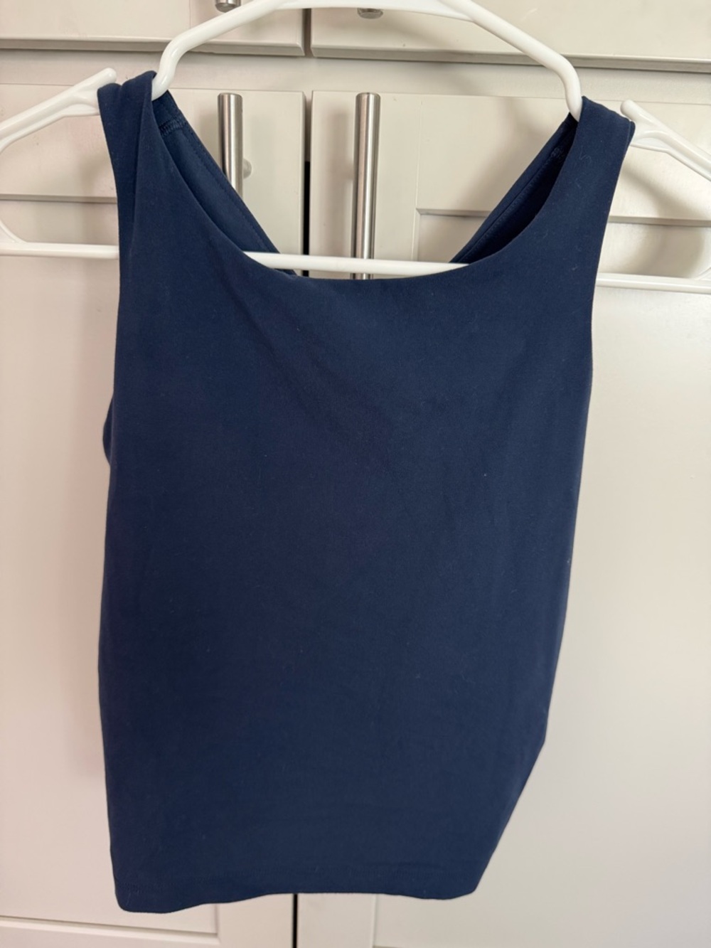 Athleta Navy Scoop Neck Tank Top